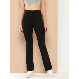 ALCIS Black Polyster Solid Trackpant-picture-34