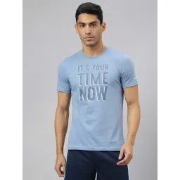 ALCIS Blue Regular Fit Athleisure Sports T-Shirt-picture-42