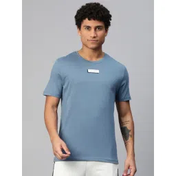 ALCIS Blue Regular Fit Printed Sports T-Shirt-picture-39