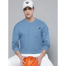 ALCIS Blue Regular Fit Sweatshirt-picture-16