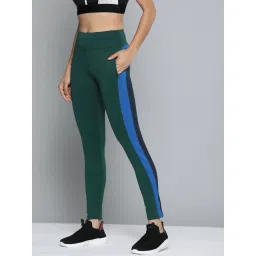 ALCIS Dark Green Slim Fit Mid Rise Tights image 3