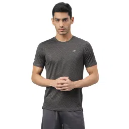 ALCIS Dark Grey Anti-Static Slim Fit Round Neck Running T-Shirt-picture-36