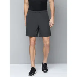 ALCIS Dark Grey Slim Fit Shorts-picture-23