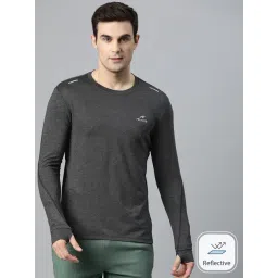 ALCIS Dry Tech Grey Slim Fit Sports T-Shirt-picture-12