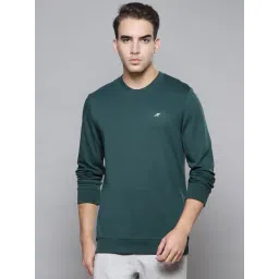 ALCIS Green Regular Fit Sweatshirt-picture-15