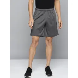 ALCIS Grey Slim Fit Shorts-picture-15