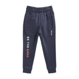 Alcis Kids Navy Cotton Printed Joggers-picture-44