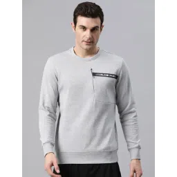 ALCIS Light Grey Regular Fit Printed Sweatshirt-picture-19