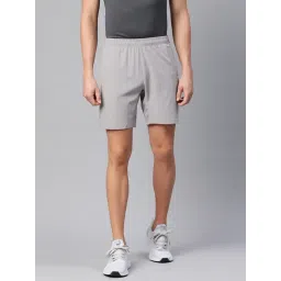 ALCIS Light Grey Slim Fit Sports Shorts-picture-22