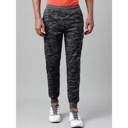 Alcis Men Camouflage Printed Slim-Fit Sports Joggers-image-8