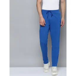 Alcis Men Cobalt Blue Solid Slim Fit Running Joggers-picture-26