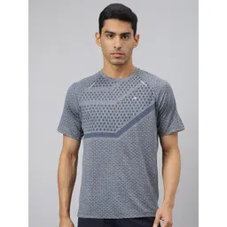 Alcis Men Heather Anti-Static Slim-Fit Round Neck Distance Running T-Shirt-picture-13