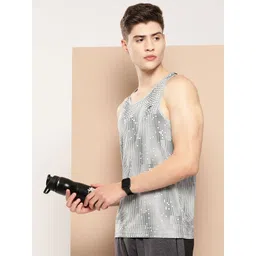 Alcis Men Printed Dry Tech Slim Fit T-shirt-image-34