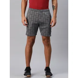 Alcis Men Printed Slim Fit Training Sports Shorts-picture-41