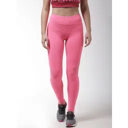 Alcis Pink Solid Sports Tights-picture-19