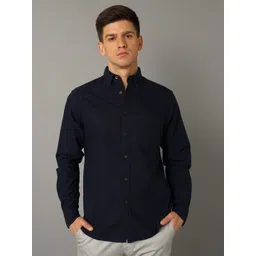 Aldeno Comfort Button Down Collar Regular Fit Oxford Pure Cotton Casual Shirt-picture-12