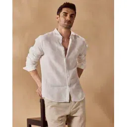 aldeno Men Slim Fit Shirt with Cutaway Collar-picture-40