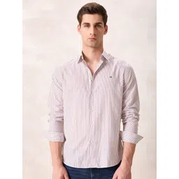 Aldeno Men Standard Striped Casual Shirt-picture-41