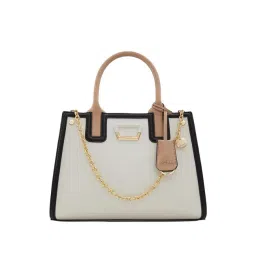 Aldo Beige Solid Medium Sling Handbag-picture-34