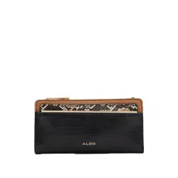 Aldo Black Printed Bi-Fold Wallet For Women-picture-38