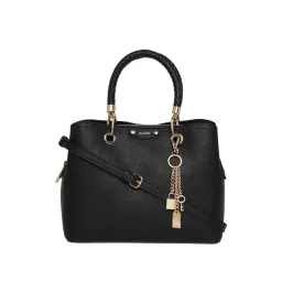 Aldo Black Solid Medium Handbag-picture-22