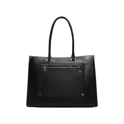ALDO Black Solid Medium Laptop Tote Handbag-picture-38