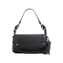 Aldo Black Solid Medium Shoulder Handbag-picture-36