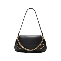 ALDO Black Solid Medium Shoulder Handbag-picture-32