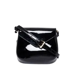 Aldo Black Solid Medium Sling Handbag-picture-35