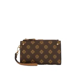 Aldo Brown Textured Wallet For Women-picture-17