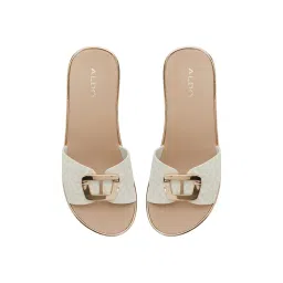 Aldo Menhaden Women White Wedges Heels image 5