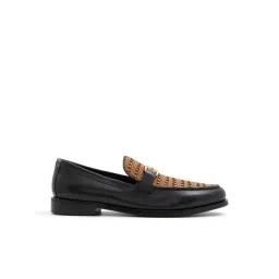Aldo Men's Black & Brown Formal Loafers-picture-38