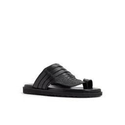 Aldo Men's Black Toe Ring Sandals image 1