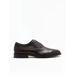 Aldo Men's Brown Brogue Shoes-picture-13