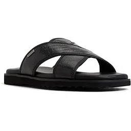 aldo OLINOA Men Black Cross Strap Sandals-picture-43
