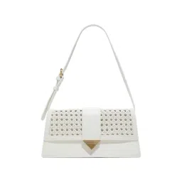 ALDO Open White Solid Medium Shoulder Handbag-picture-27