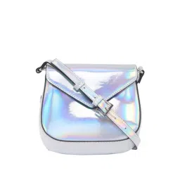 Aldo Silver Solid Medium Sling Handbag-picture-35