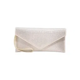 Aldo White Embellished Small Clutch-image-36