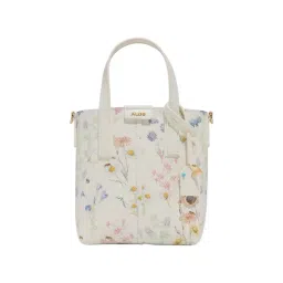 Aldo White Floral Bucket Bag-image-41