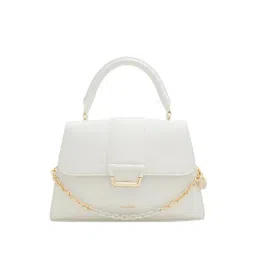 Aldo White Solid Small Handbag-picture-30