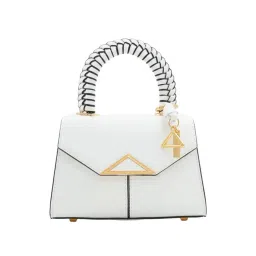ALDO White Solid Small Handbag-image-42
