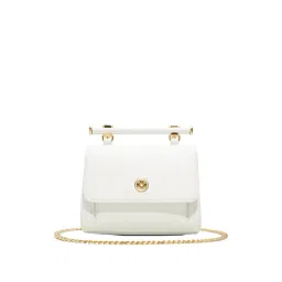 ALDO White Solid Small Handbag-picture-35