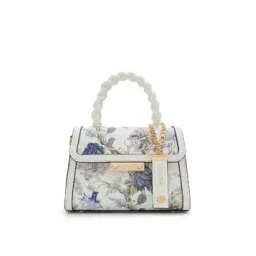 aldo Women Aira Floral Print Satchel with Detachable Chain Strap-picture-52
