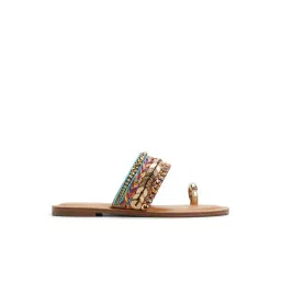 Aldo Women's BEACHWALK Brown Toe Ring Sandals-picture-15