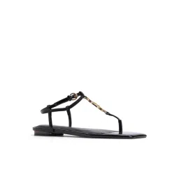 Aldo Women's Black T-Strap Sandals-picture-23