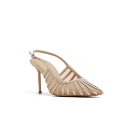 Aldo Women's ELUSE Medium Beige Back Strap Stilettos-picture-20