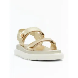 Aldo Women's Gold Floater Sandals-picture-11