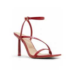 Aldo Women's Red Ankle Strap Stilettos-picture-24