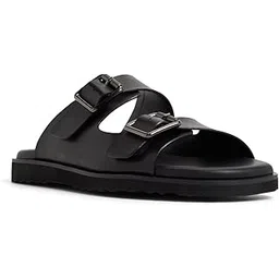 KYROA Men's Black Sandals-image-0
