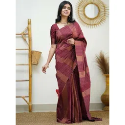 Aldwych  Striped Woven Design Designer Banarasi Saree-picture-42